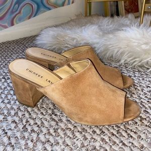 Chinese Laundry Heeled Mule Sandals